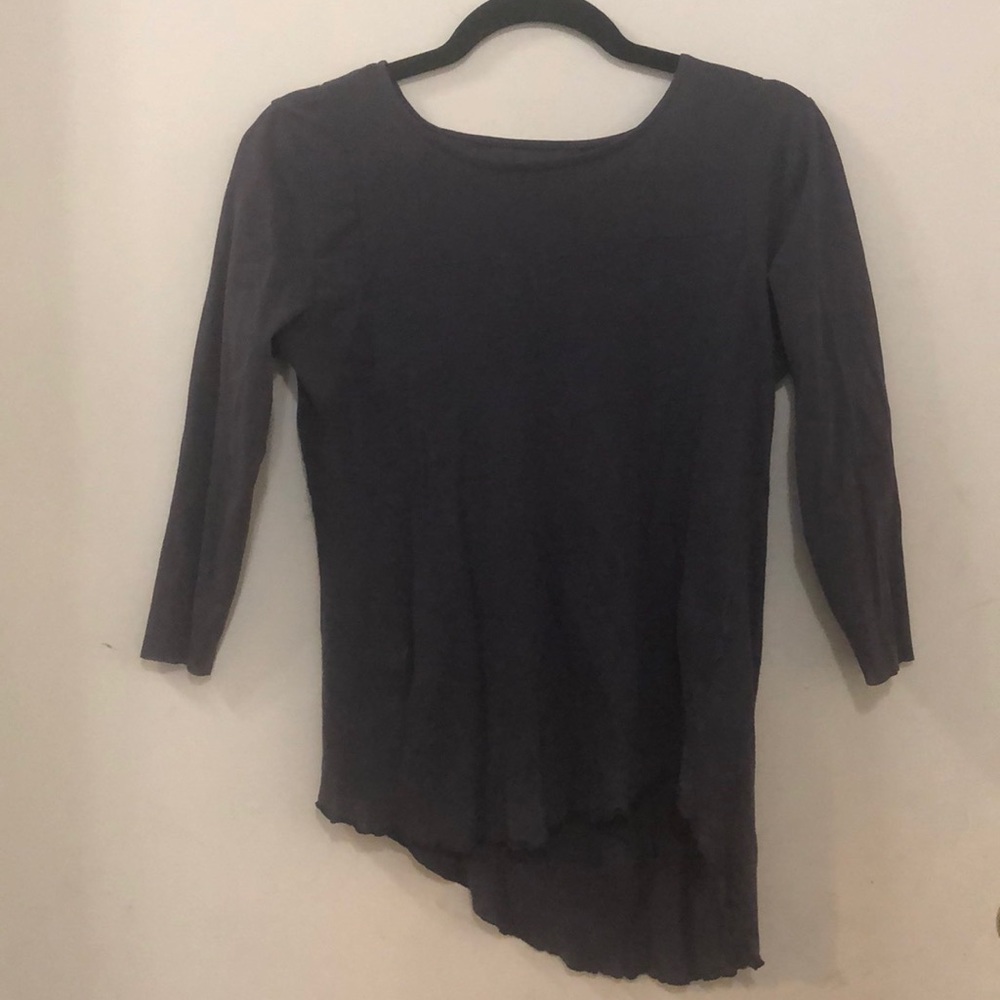 Long sleeve tissue tee